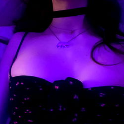 OnlyFans Model Rey - Vibrant Purple Light