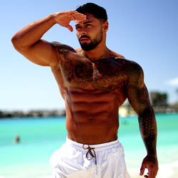 Fit and Toned OnlyFans Model Andrew G. by the Ocean