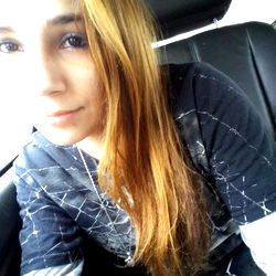 Stylish Person Posing in Car