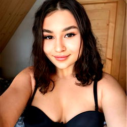 Model in Black Lingerie