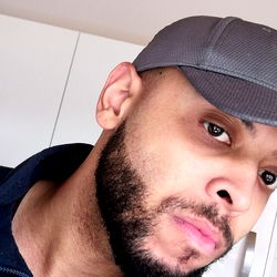 UK Model with Beard and Mustache