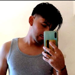 Bratz Boy: Showing off his new tank top