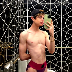 Young Fitness Model in Bathing Suit