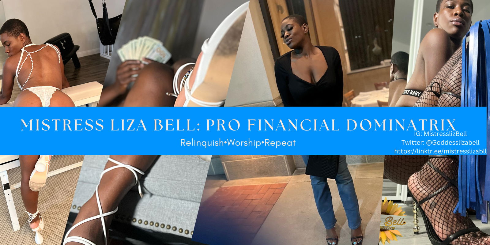 Your Ebony Superior Mistress Liza Bell photo