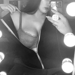 Beautiful Model in a Mirror: C