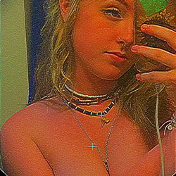 OnlyFans Model Abi Posing in Front of Mirror