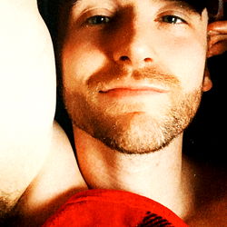 Bearded Man with Short Hair