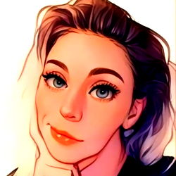 Beautiful Blonde Woman in a Blue Sweater Posing for Selfie