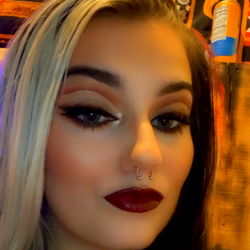 Mysterious Beauty in Dramatic Glamour