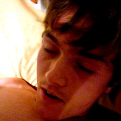 Young Adult Male with Facial Hair in Resting Position