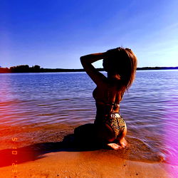 Beach Girl Model Moment