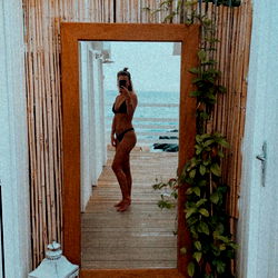 Erika9 - OnlyFans Model Sharing a Moment on the Balcony