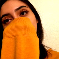 Aria in Vibrant Yellow Sweater