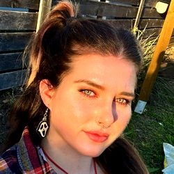 Posing for a selfie outdoors