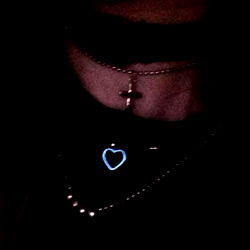 A Daring Tattoo and Heart Necklace