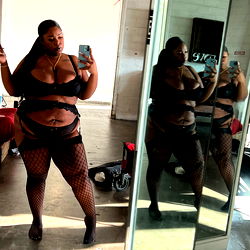 Ebony Jaay, Los Angeles Model in Stripper Costume