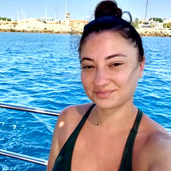 NayanTeen Posing for a Beach Photo