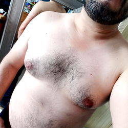 Muscular Man in Only Briefs,