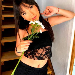 Lexie Lia: A Model Moment in a Modern Stairwell