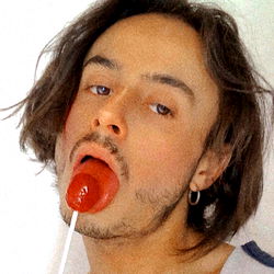 Bryan Cabrera's OnlyFans Content - A Suggestive Image of a Man Enjoying an Ice Cream Bar