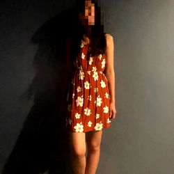 Stylish Model Pose in Casual Dress