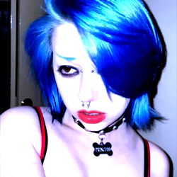 OnlyFans Model Bonbonswirl, Emo Fashion and Blue Hair