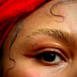 Vivid Eye and Eyebrow Art in UK, 2023 - OnlyFans Model Photo