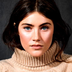 Fashionable Model Astrova in Stylish Outfit