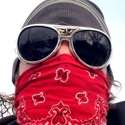 Rider's Red Bandana