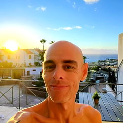 KinkyCock at Sunset, with Tattoos and Short Hair