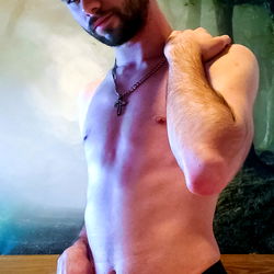 Model Pose in Underwear