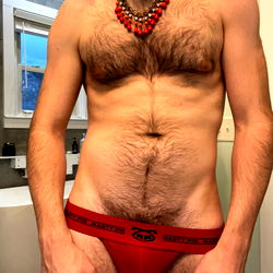 A Man's Confidence in His Chest Hair