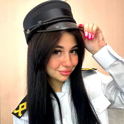 Model Evelina in Military Uniform - OnlyFans