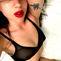 Erotic Lingerie Model Captivates