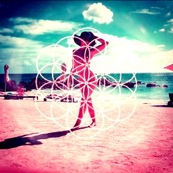 Tantric_Jane on a beach