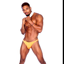 OnlyFans Model Jones Tamar in Orange Swimsuit