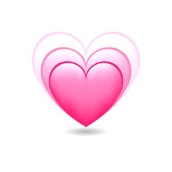 Lena the AI model with a pink heart emoji