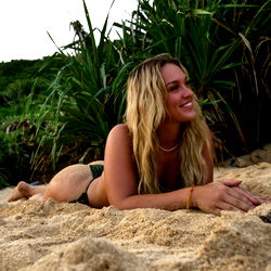 Cait in a Tropical Paradise