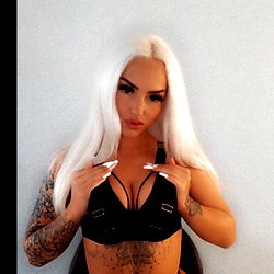 Your Wet Dream: Tatted Blonde in Lingerie and Tattoos