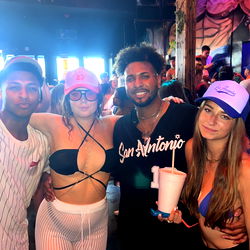 Celebrity Model Party at Tiki Bar