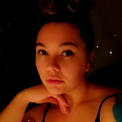 Woman in intimate pose