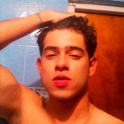 Model Andrew on the move