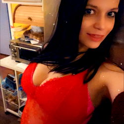 Coco in a Red Lingerie, New York