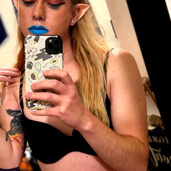 Model Photoshoot with Elf Makeup