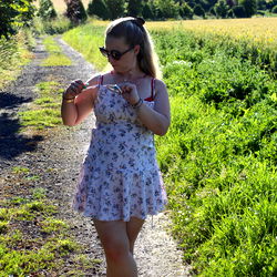 OnlyFans Model Strolling through a Farm Field