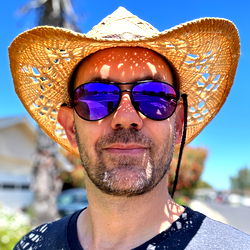 A Man in a Cowboy Hat