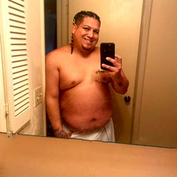 Onlyfans Model King Daddy in Bathrobe, Taking a Selfie