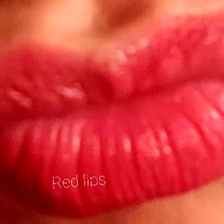 Red Lips Model Shot