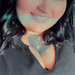 Stylish ThatOneBBW_69, capturing a moment of joy and confidence