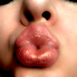 Beautiful model in Fantasy Land showcasing her lips and skin